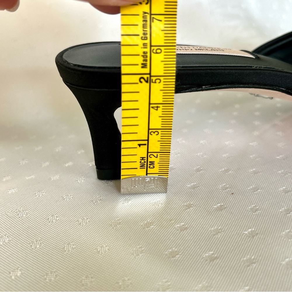 Stylish Black Embellished Mules with heels, Melani x Damrich - Picture 16 of 16